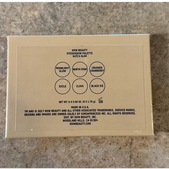 KKW Beauty Glitz & Glam Eyeshadow Palette, NWOT - Picture 7 of 7